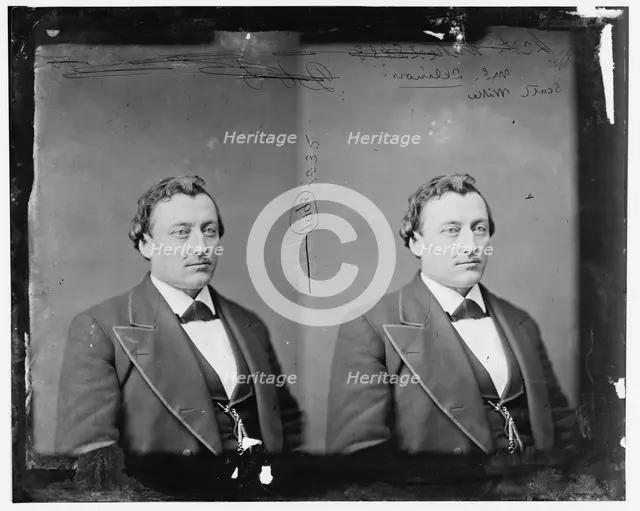 Scott Wike of Illinois, 1865-1880. Creator: Unknown.