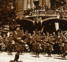 Scottish soldiers, 14 July 1919