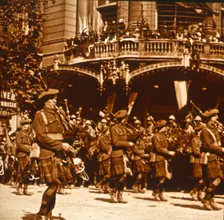 Scottish soldiers, 14 July 1919