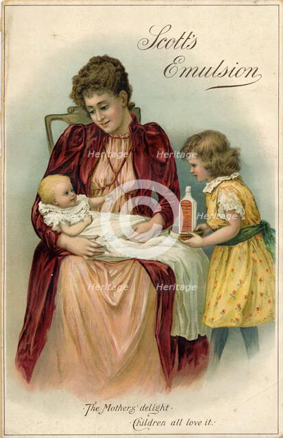 Scott’s Emulsion, 1900. Artist: Unknown