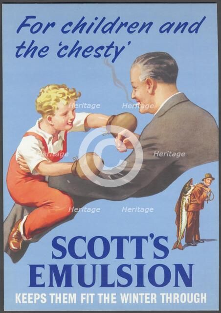 Scott's Emulsion, 1930s. Artist: Wilfred Fryer