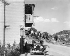 Scott's Run mining camps near Morgantown, West Virginia, 1935. Creator: Walker Evans