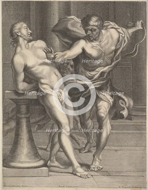 Scourging of Christ, 1680-1719. Creator: Benoit Thiboust.