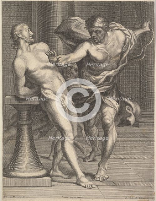 Scourging of Christ, 1680-1719. Creator: Benoit Thiboust.