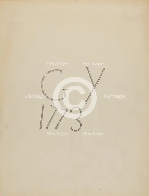 Scouring Box, c. 1940. Creator: M. Rosenshield-von-Paulin.
