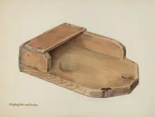 Scouring Board, c. 1940. Creator: M. Rosenshield-von-Paulin