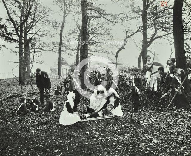 'Scout Life', Shrewsbury House Open Air School, London, 1909. Artist: Unknown.