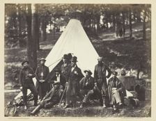 Scouts and Guides to the Army of the Potomac, October 1862. Creator: Alexander Gardner