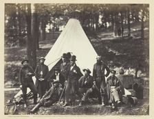 Scouts and Guides to the Army of the Potomac, October 1862. Creator: Alexander Gardner