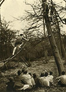 Scouts Practising Pioneering 1944. Creator: Unknown