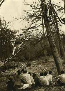 Scouts Practising Pioneering 1944. Creator: Unknown
