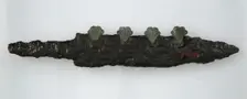 Scramasax (Short Broad Sword), Frankish, 7th century. Creator: Unknown
