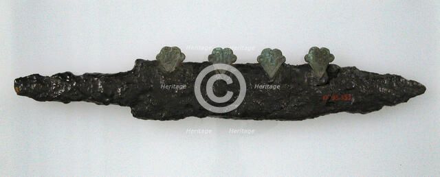 Scramasax (Short Broad Sword), Frankish, 7th century. Creator: Unknown.