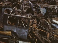 Scrap and salvage depot, Butte, Mont., 1942. Creator: Russell Lee