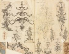Scrapbook of Working Designs, ca. 1760. Creator: Gideon Saint