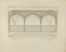 Screen, for Choir, 1939. Creator: Edith Towner