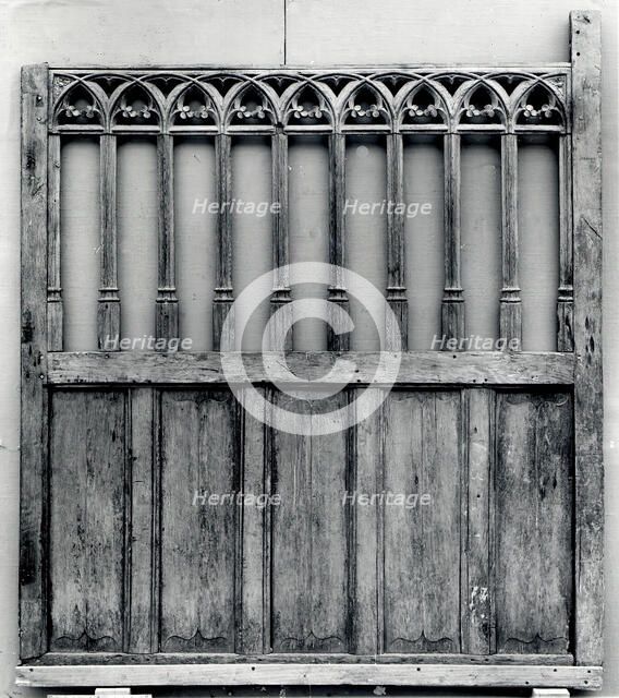 Screen, French, 15th century. Creator: Unknown.