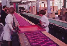 Screen-Printing Wallpaper by Hand at Sandersons, London, c1960s. Artist: Sandersons