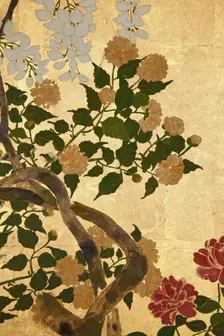 Screen with spring and summer flowers, 1st half of the 18th century. Creator: Watanabe Shiko