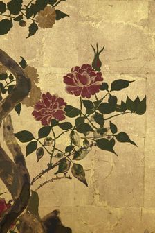 Screen with spring and summer flowers, 1st half of the 18th century. Creator: Watanabe Shiko