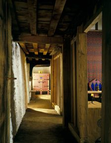 Screens passage, Medieval Merchant's House, French Street, Southampton, Hampshire, 1988. Artist: Paul Highnam