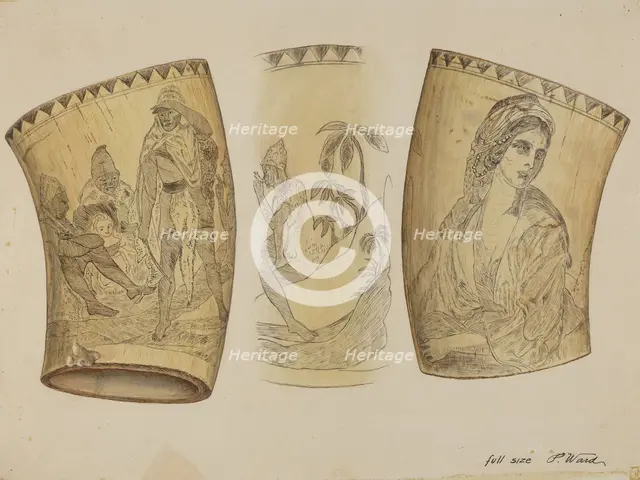 Scrimshaw, c. 1937. Creator: Paul Ward.