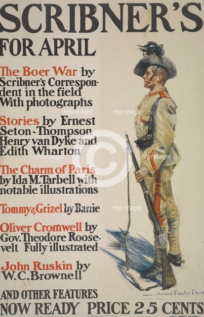 Scribner's for April, c1899 - 1906. Creator: Howard Chandler Christy.