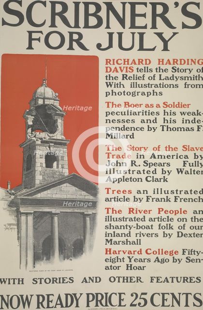 Scribner's for July, c1899 - 1906. Creator: Jules Guerin.