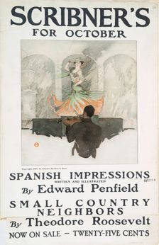 Scribner's for October., c1890 - 1907. Creator: Edward Penfield