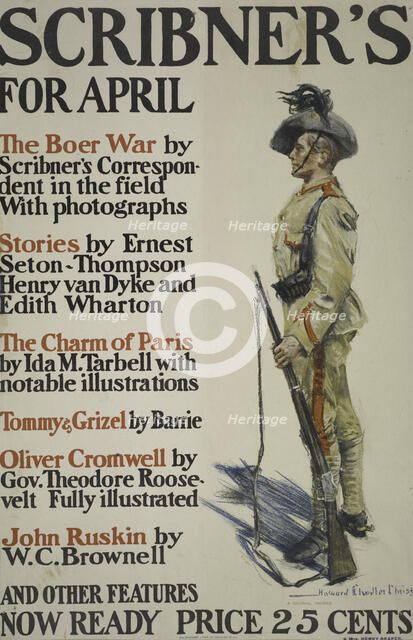 Scribner's for April, c1899 - 1906. Creator: Howard Chandler Christy.