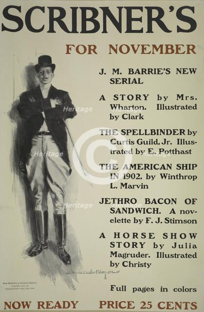 Scribner's for November, c1899 - 1906. Creator: Howard Chandler Christy.
