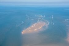 Scroby Sands Wind Farm, Norfolk, 2021. Creator: Damian Grady