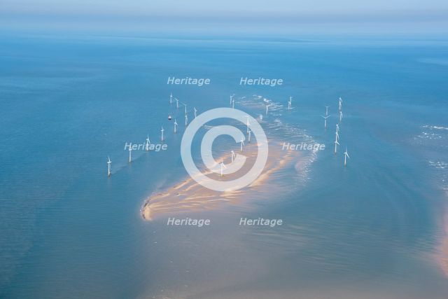 Scroby Sands Wind Farm, Norfolk, 2021. Creator: Damian Grady.