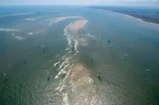 Scroby Sands Wind Farm, Norfolk, 2021. Creator: Damian Grady