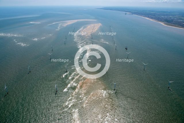 Scroby Sands Wind Farm, Norfolk, 2021. Creator: Damian Grady.