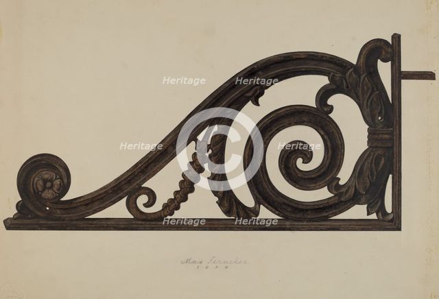 Scroll, 1938. Creator: Max Fernekes.