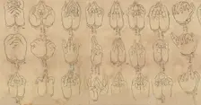 Scroll of Mudras, 11th-12th century. Creator: Unknown