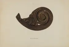 Scroll, c. 1938. Creator: Erwin Stenzel