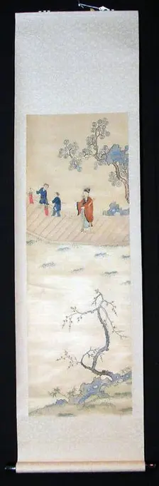 Scroll, China, Qing dynasty (1644-1911), c. 1720. Creator: Unknown