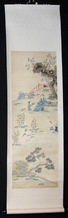 Scroll, China, Qing dynasty (1644-1911), c. 1720. Creator: Unknown