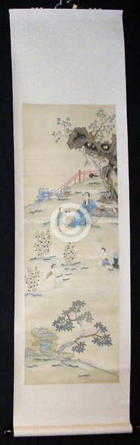 Scroll, China, Qing dynasty (1644-1911), c. 1720. Creator: Unknown.