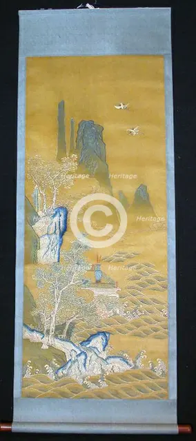 Scroll, China, Qing dynasty (1644-1911), c. 1840. Creator: Unknown.