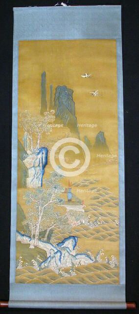 Scroll, China, Qing dynasty (1644-1911), c. 1840. Creator: Unknown.