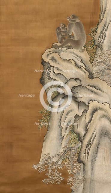 Scroll, China, Qing dynasty (1644-1911), c. 1860. Creator: Unknown.