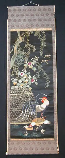 Scroll, Japan, Meiji period (1868-1912), c. 1880. Creator: Unknown