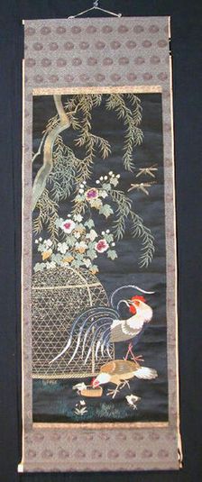 Scroll, Japan, Meiji period (1868-1912), c. 1880. Creator: Unknown