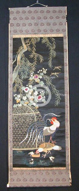 Scroll, Japan, Meiji period (1868-1912), c. 1880. Creator: Unknown.