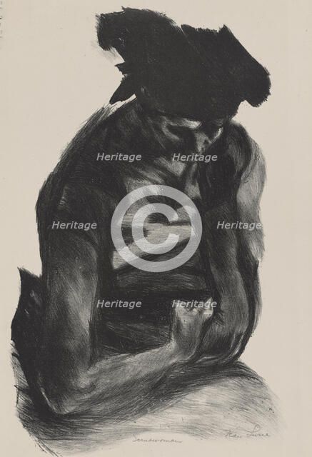 Scrubwoman, ca.1935 - 1943. Creator: Nan Lurie.