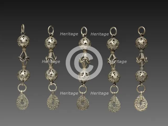 Set of Buttons, 1800s. Creator: Unknown.
