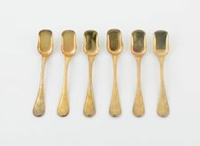 Set of Berry Spoons (10), Paris, 1789/1820. Creators: Martin-Guillaume Biennais, Pierre-Benoît Lorillon